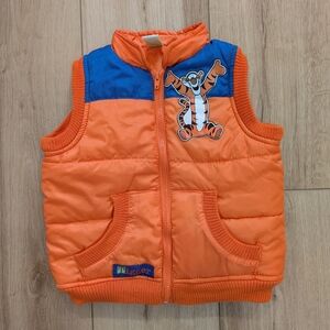 Y2K Disney Tigger Puffer Vest